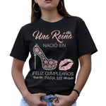 Playeras Personalizadas de Cumpleaños para mujer