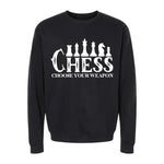 Sudadera de Ajedrez Chess Choose Your Weapon