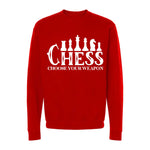 Sudadera de Ajedrez Chess Choose Your Weapon