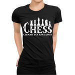 Playera de Ajedrez Chess Choose Your Weapon