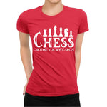 Playera de Ajedrez Chess Choose Your Weapon