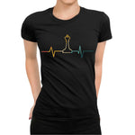 Playera de Ajedrez Hearth Beat King Pulsaciones de Rey