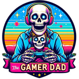 Playeras Para el Día del Padre The Gamer Dad Skeletons