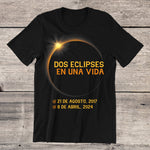 playera eclipse total de sol 2024