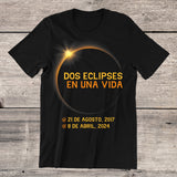 playera eclipse total de sol 2024