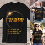 Playeras del eclipse del 8 de abril