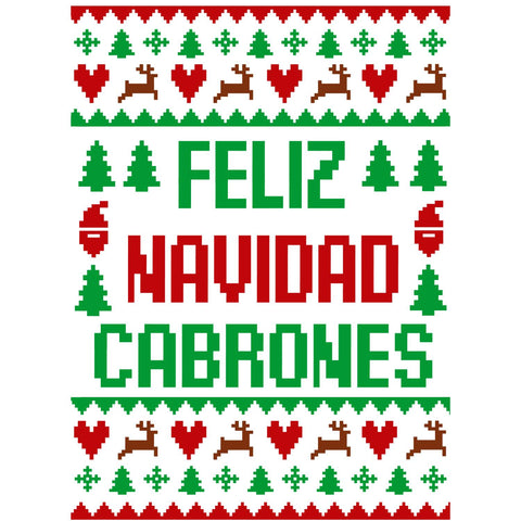 Playeras y sudaderas navideñas Feliz Navidad Cabrones