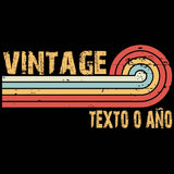 Playeras personalizadas con nombre Vintage Waves