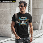 Playeras, blusas y camisetas personalizadas de cumpleaños para hombre y mujer El nacimiento de leyendas original