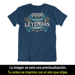 Playeras, blusas y camisetas personalizadas de cumpleaños para hombre y mujer El nacimiento de leyendas original