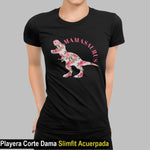 Playeras Día de las Madres Mamasaurus T-rex Floral