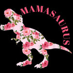 Playeras Día de las Madres Mamasaurus T-rex Floral