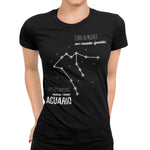 Playera del Zodiaco Aries, Tauro, Géminis, Cáncer,  Leo, Virgo, Escorpión, Sagitario, Capricornio, Acuario, Piscis