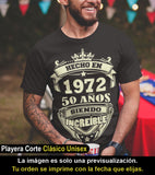 Playera Personalizada de Cumpleaños Hecho en ... Años Siendo Genial