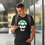 playera gamers 1up gamer mario bros