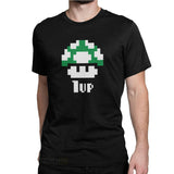 playera gamers 1up gamer mario bros