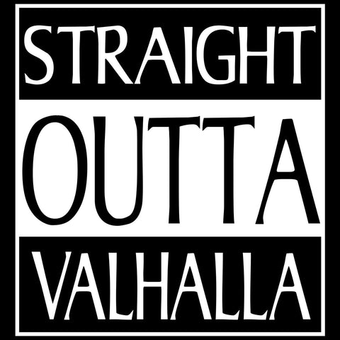 Playera Vikingos Cultura Nórdica Straight Outta Valhalla