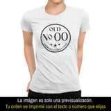 Playeras, blusas y camisetas personalizadas de cumpleaños para hombre y mujer Old No. Aged To Perfection