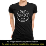 Playeras, blusas y camisetas personalizadas de cumpleaños para hombre y mujer Old No. Aged To Perfection