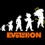 playera de goku evolution super saiyayin