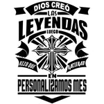 Playeras, blusas y camisetas personalizadas de cumpleaños cristianas católicas para hombre y mujer Dios Creo Las Leyendas Luego Hizo Que Nacieran En