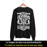 sudaderas Playeras, blusas y camisetas personalizadas de cumpleaños cristianas católicas para hombre y mujer Dios Creo Las Leyendas Luego Hizo Que Nacieran En